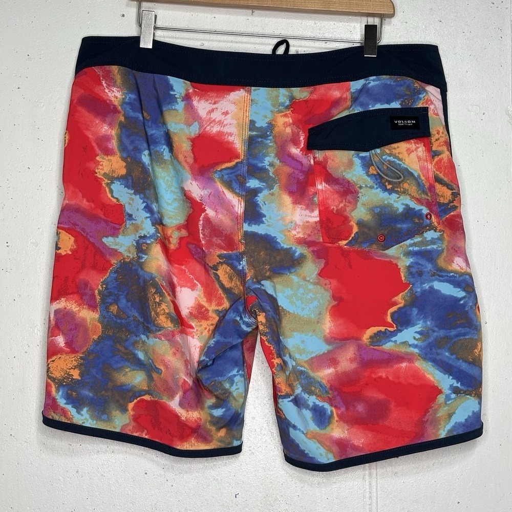 Volcom Board‎ Shorts Mens 38 Mod Tech Funday Scal… - image 2